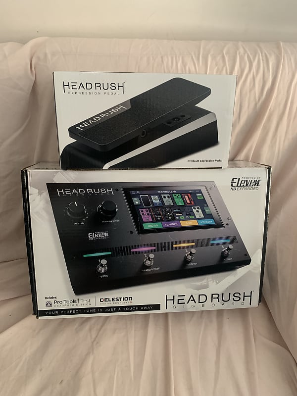 Headrush Gigboard + Expression pedal BUNDLE Reverb