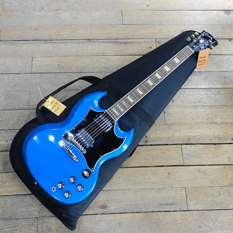 Gibson93年SG Standard CAB青 ハードケースピックアップ付 Gibson93年SG Standard CAB青 ハードケースピックアップ付