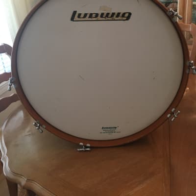 Ludwig 24" Bass Drum 1950's - Mahogany image 1