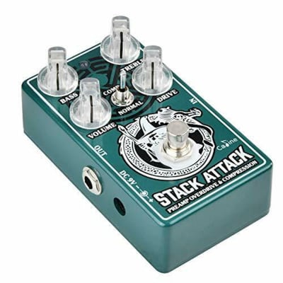 Caline CP-509 "Stack Attack" Overdrive / Compressor Guitar Effect Pedal image 4