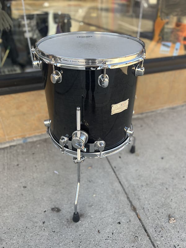 Mapex Saturn Series Floor Tom 14" X 14" Black Reverb