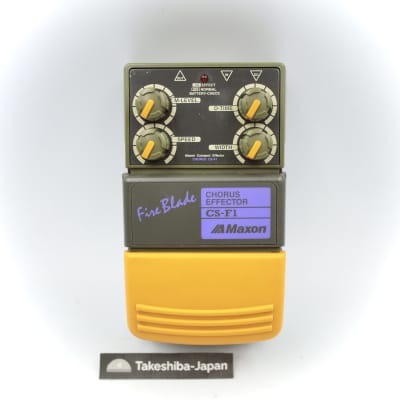 Maxon CS-F1 Chorus pedal rare1994 Made in japan | Reverb