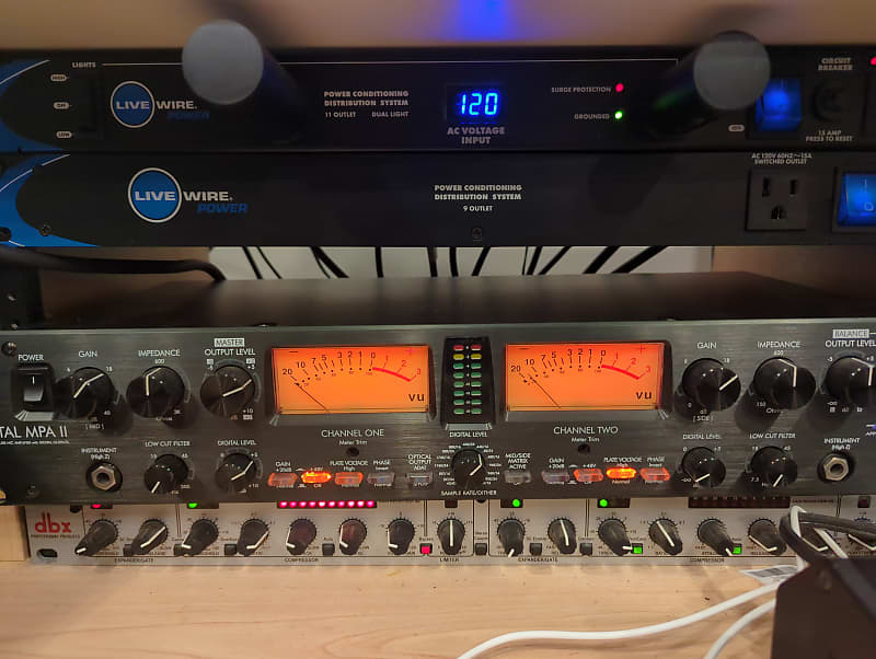 ART Digital MPA II Rackmount 2Channel Microphone Preamp 2009 Reverb