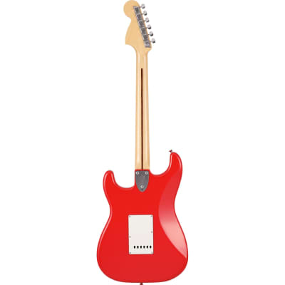 Fender Made In Japan Limited International Color Stratocaster Electric Guitar (Morocco Red) image 4