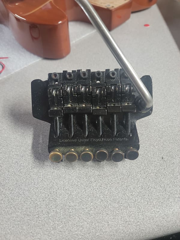 Licensed Floyd Rose Speed loader 1990s Black From SQUIER Reverb