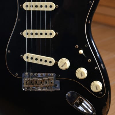 Fender Custom Shop Limited Edition '60 Stratocaster Relic Poblano Aged Black image 7
