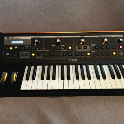 Moog  Little Phatty with CV Outs and Orange Solar Back Plate image 1