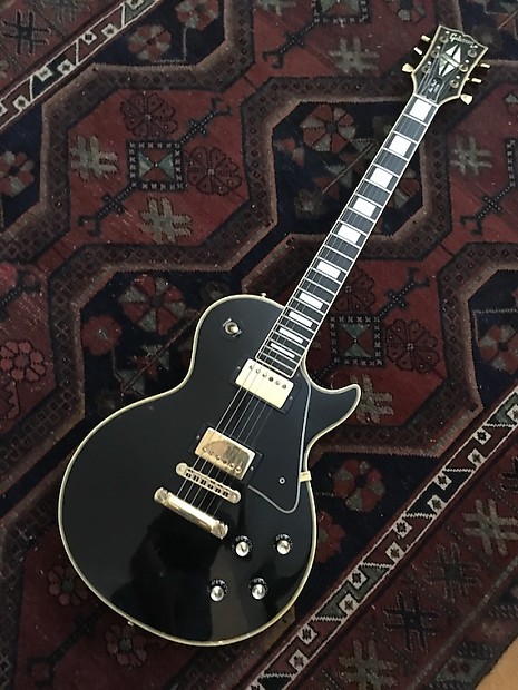 Gibson Les Paul Custom Ex John Squire STONE ROSES 1976 Black image 1