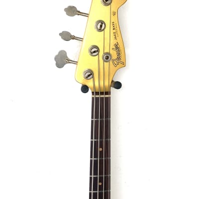 Fender Fender Custom Shop '63 Jazz Bass Journeyman - Aged Aztec Gold w/ Matched Headstock image 9