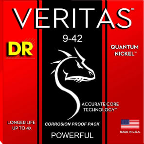 DR VTE-9 Veritas Electric Guitar Strings - Light (9-42)