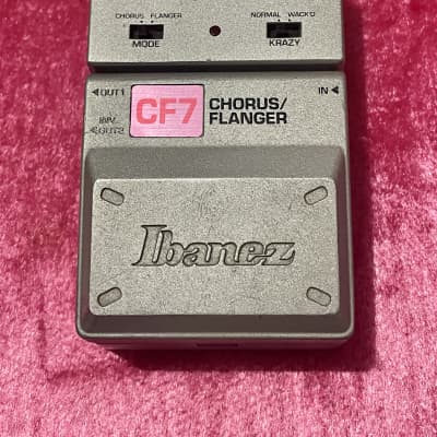 Reverb.com listing, price, conditions, and images for ibanez-cf7-chorus-flanger-pedal