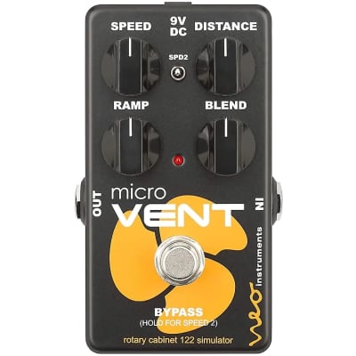 Neo Instruments Micro Vent 122 Leslie Simulator Pedal, Black image 1