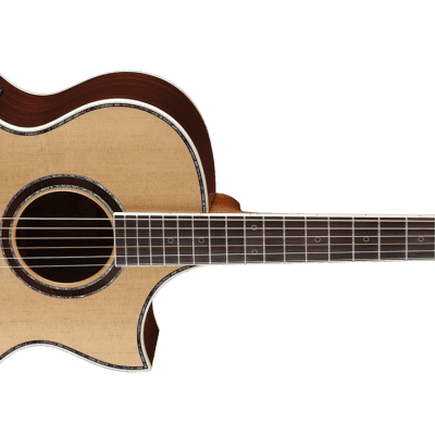 Cort L300VF Luce Series All Solid OM Size Electro Acoustic | Reverb UK