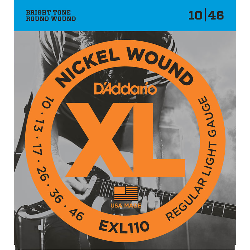 D'Addario EXL110 Nickel Wound Regular Light 10-46 image 1