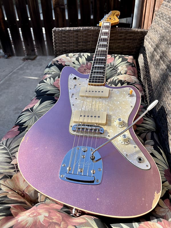 MJT ボディバーガンディレッド Flat Top Bound Burgundy Mist Metallic Jazzmaster / MJT