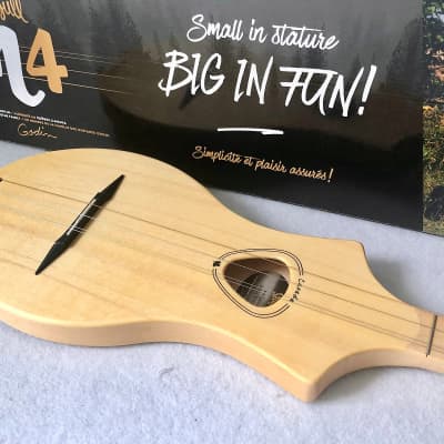 🇨🇦 Seagull 🇨🇦 Merlin Stringed Folk Music Ethnic Guitar. Mini Guitar suitable for children, beginners, and all ages. UFO handcraft, New Age metal steel tongue drum zither🎑🐈🌅✨ image 15