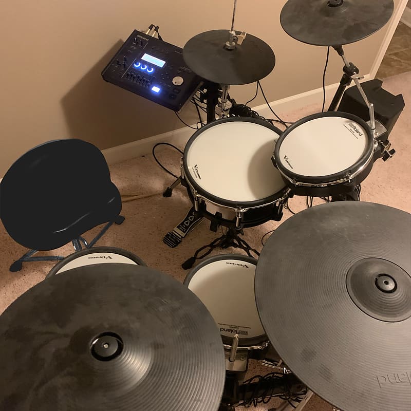 Roland TD-50K V-Drum Kit with Mesh Pads | Reverb