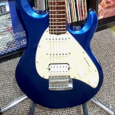 Ernie Ball Music Man Luke 1 Guitar 1993 Pearl Blue | Reverb