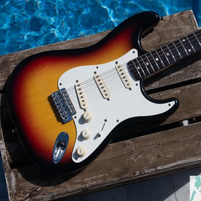 1979 Tokai Springy Sound ST-60 - Late 50's Early 60's Stratocaster Copy - Three Tone Sunburst- Made in Japan - CBS Style Strat image 1