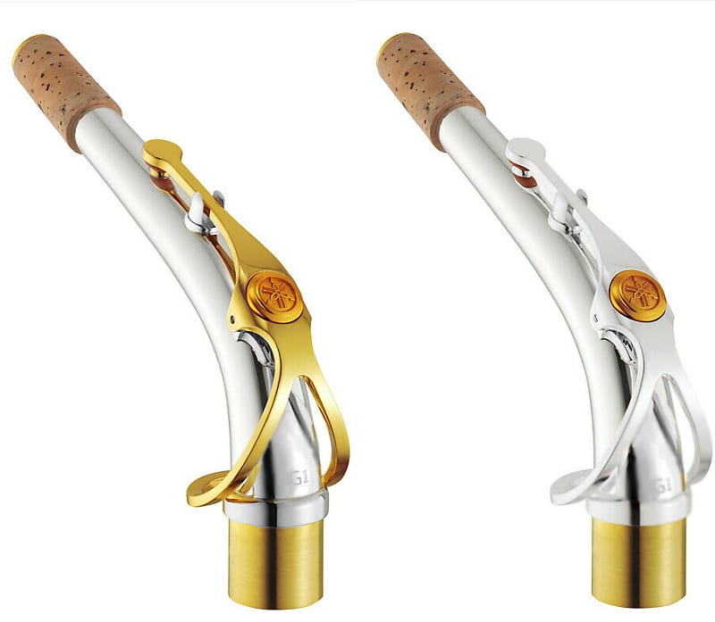 Yamaha Silver Plate Standard Pro G1 Alto Saxophone Neck. Reverb