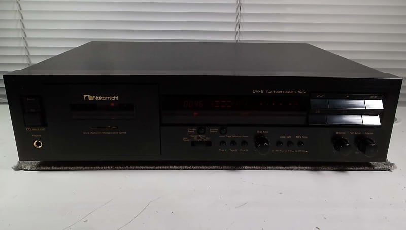 2002 Nakamichi DR-8 Stereo Cassette Deck 1-Owner Low Hours in Like New Condition - Belts & Complete Serviced 10-23-2023 #750 image 1