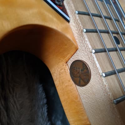 OLP Tony Levin Signature 5 String Bass Natural With HSC Video Demo image 7