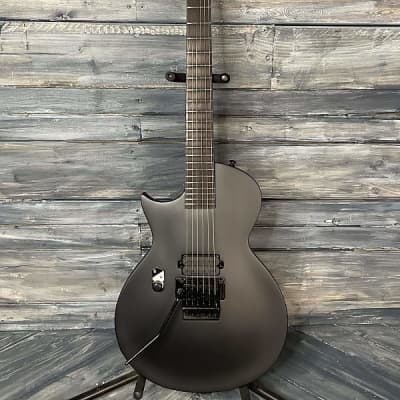 ESP/LTD Left Handed EC-FR Black Metal Electric Guitar- Satin Black image 2
