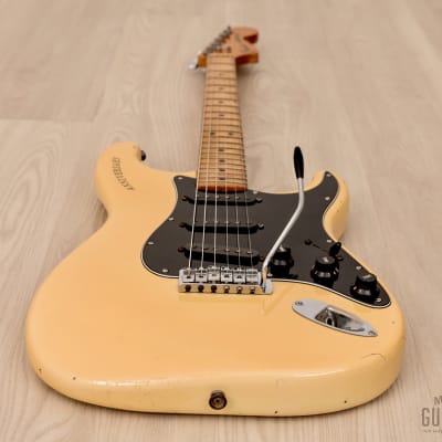 1980 Fender Stratocaster 25th Anniversary Model Vintage Guitar Pearl White w/ Case image 10
