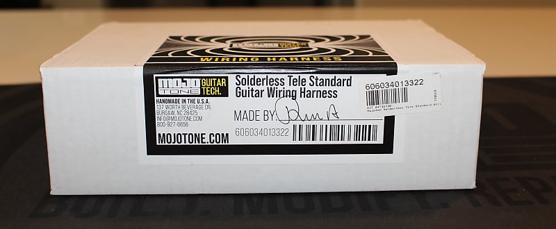 Mojotone Solderless Tele Standard Wiring Harness 2020's - | Reverb