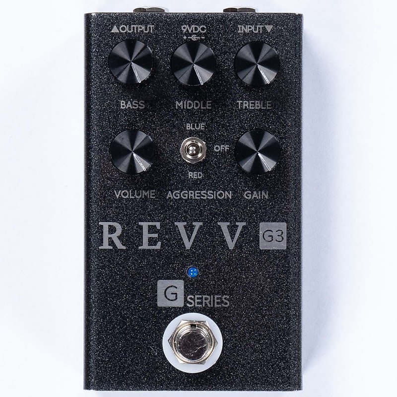 Revv G3 Amp-in-a-Box Overdrive / Distortion Guitar Effects Pedal, Cadillac Grey image 1