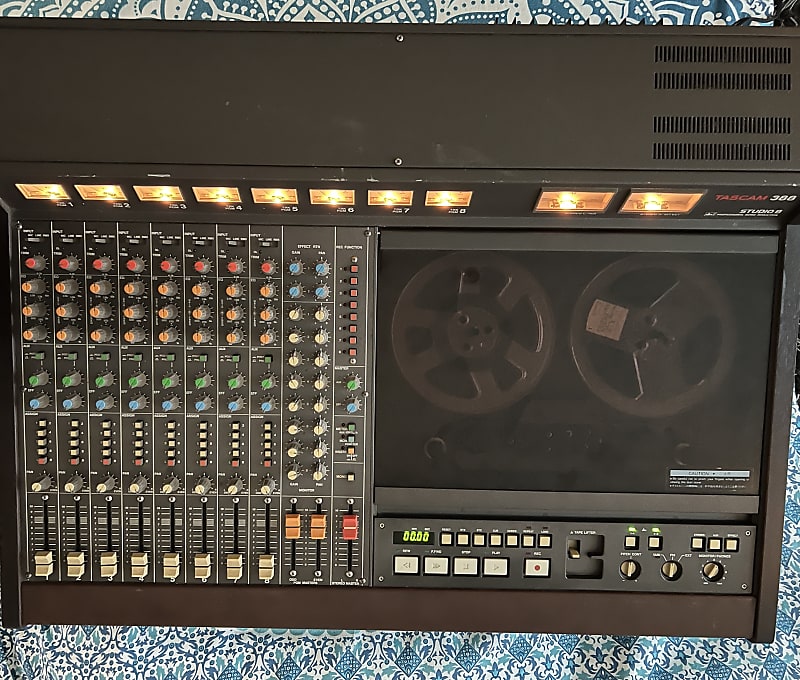 TASCAM 388 8-Channel Mixer with 1/4 8-Track Reel to Reel Recorder 1985-1987
