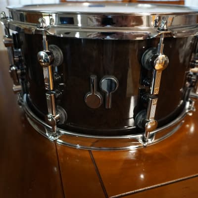 Sonor SQ2 13x7  heavy Maple Snare Drum Dark Roots High Gloss image 5