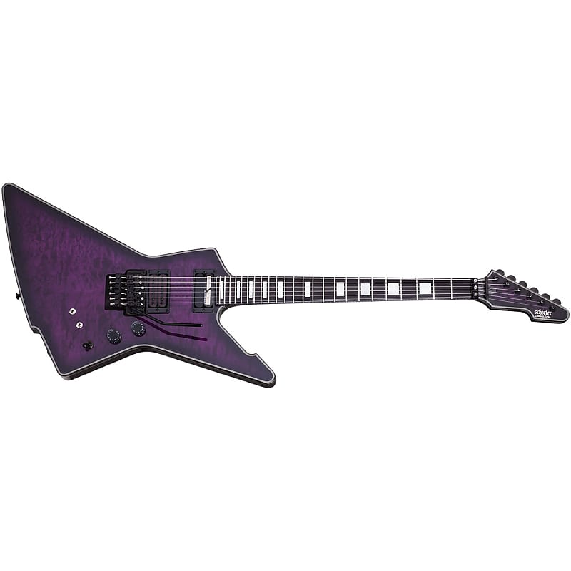 Schecter E-1 FR S Special Edition Trans Purple Burst TPB | Reverb