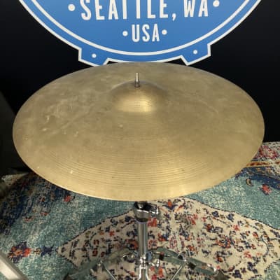Zildjian Bun E. Carlos, Cheap Trick, 21" Vintage A Ride Cymbal, Signed! (#13) 1950s image 3