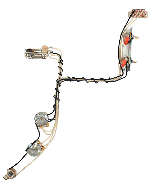 920D Custom Shop JMH-MODERN Modern Jazzmaster Wiring Harness 2V2T w/ Kill Switch image 1