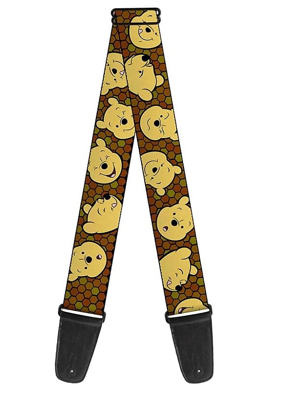 Buckle Down Winnie The Pooh Expression Guitar Strap Reverb