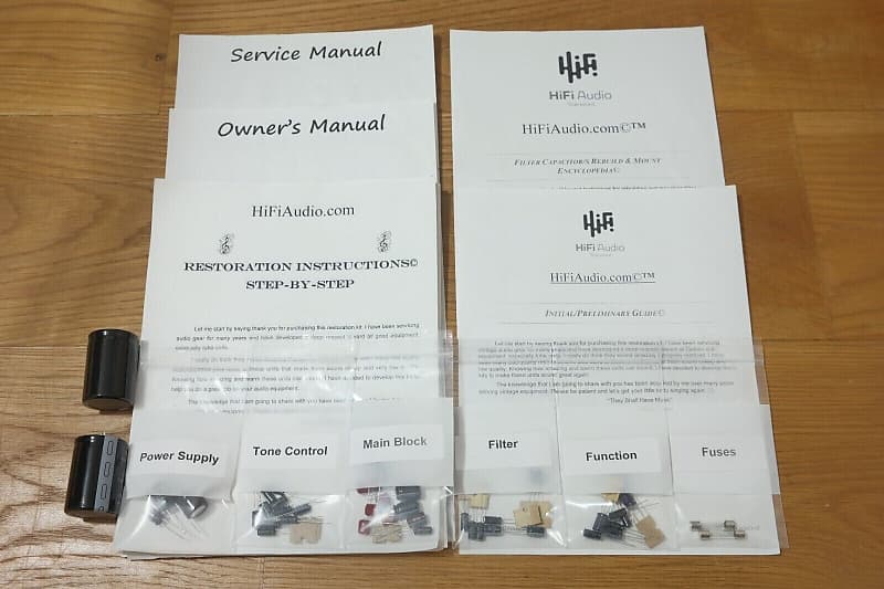 Yamaha CA-600 restoration kit filter capacitor repair rebuild fix  			