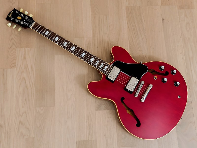 1989 Greco Super Real Project Series SA-700 335 Cherry ES, Japan Fujigen  SA64-70 | Reverb Australia