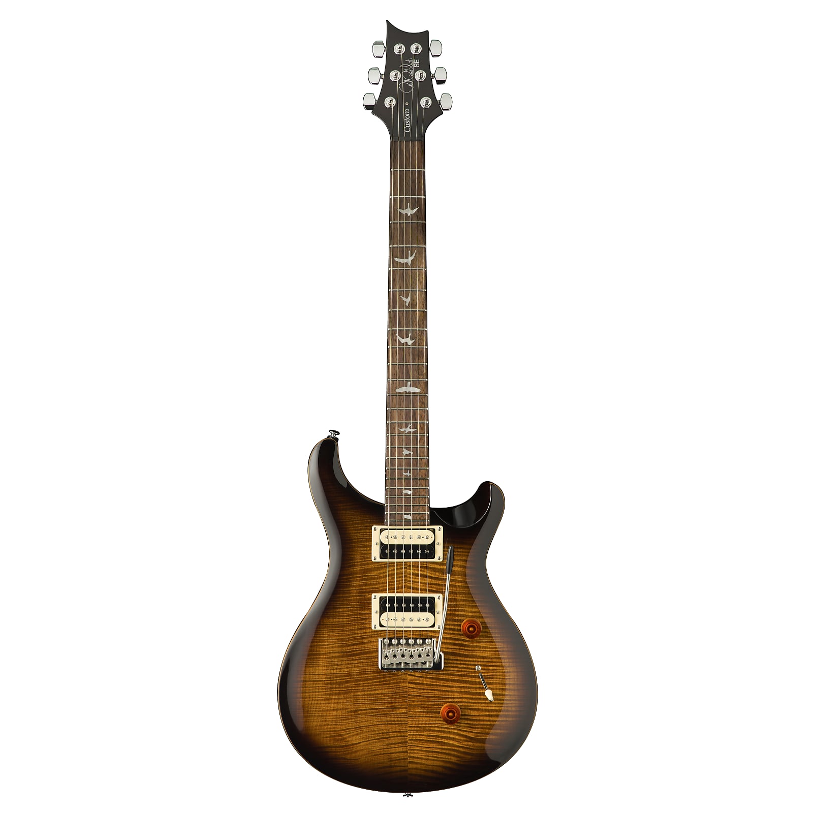 Paul Reed Smith PRS SE Custom 24 Electric Guitar Black Gold Sunburst w/Bag