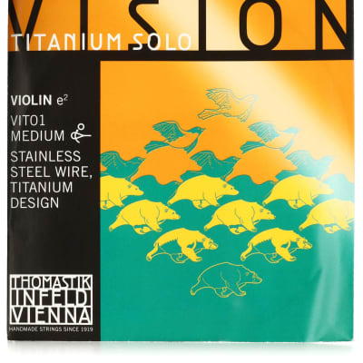 Thomastik-Infeld VIT01 Vision Titanium Solo Violin E String - 4/4 Size Stainless Steel image 1