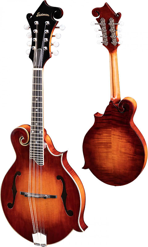 Eastman MD515/v E F-Style Mandolin W/K&K Pickup & Hardshell Case image 1
