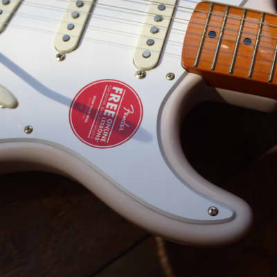 SQUIER Classic Vibe '50s Stratocaster White Blonde, 3, 35 KG imagen 7