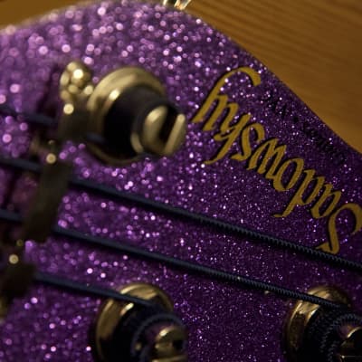 Sadowsky NYC Modern 5-24 LEFTY - Purple Super Sparkle image 6