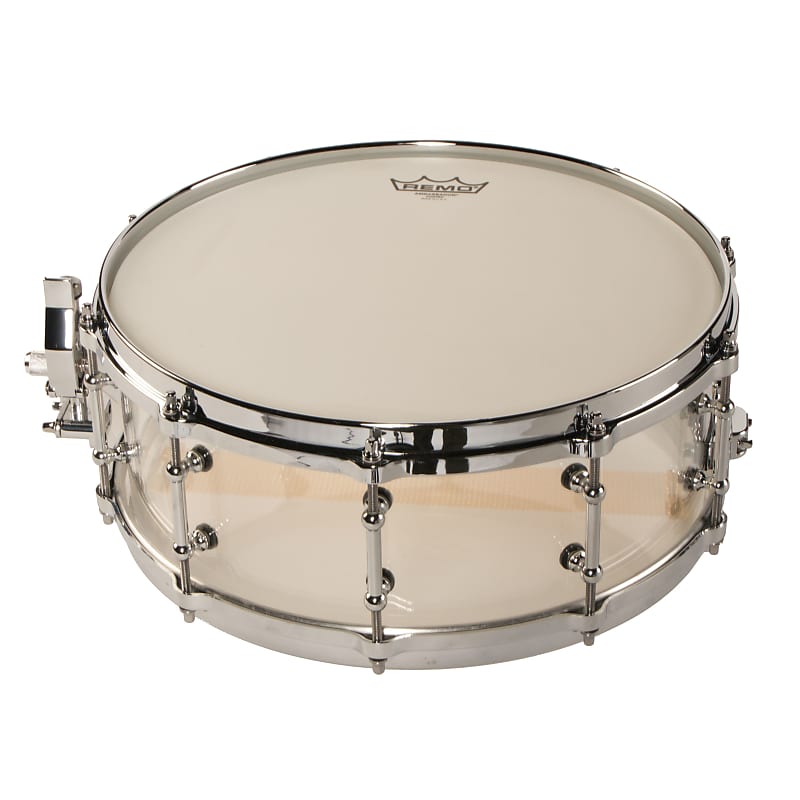 Fame FMGSACT55 Acryl Snare 14"x5,5" Transparent Snare Drum Reverb