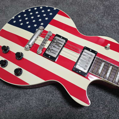 Gibson Custom Shop Art & Historic Stars and Stripes American Flag Les Paul Standard USA 911 Tribute image 4