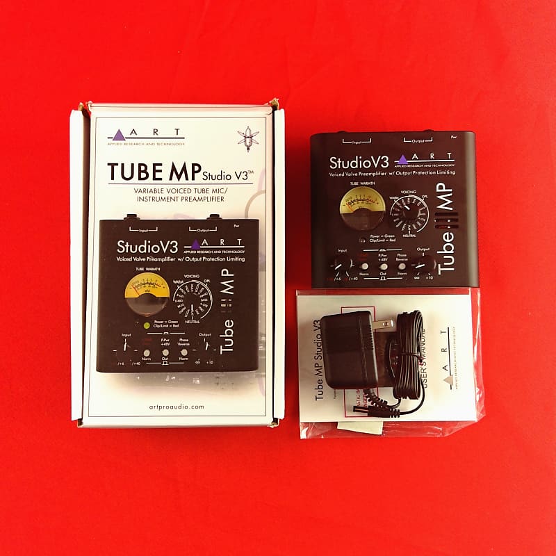 [USED] ART Tube MP Studio V3 Mic Preamp and Limiter with Presets (See  Description)