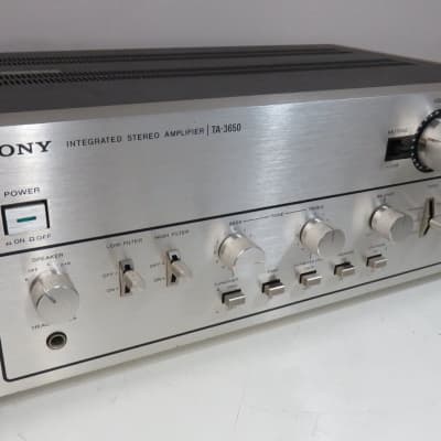 SONY TA-3650 INTEGRATED AMPLIFIER WORKS PERFECT SERVICED FULLY RECAPPED image 2