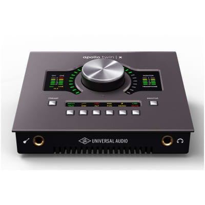 Universal Audio APLTWXD-HE Apollo Twin X Duo Recording Interface. Heritage Edition (Thunderbolt 3) 11/1-12/31/23 Buy an eligible Apollo desktop interface and get up to $1842 in free UAD plug-ins image 2