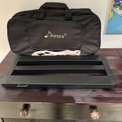 Donner Donner Guitar Pedal Board Case DB-2 Aluminium Pedalboard 2023 - Black for sale