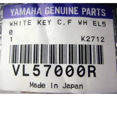 Yamaha Replacment White Key C, F, For Yamaha M06 , EL60, SY35 image 3